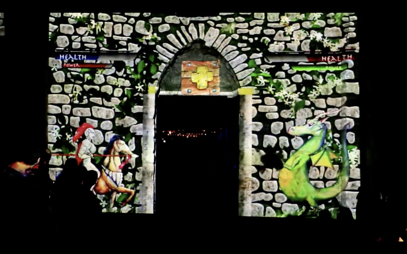 Castle Defender projection game